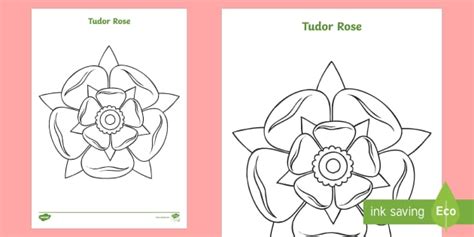 Tudor Rose Picture Template 